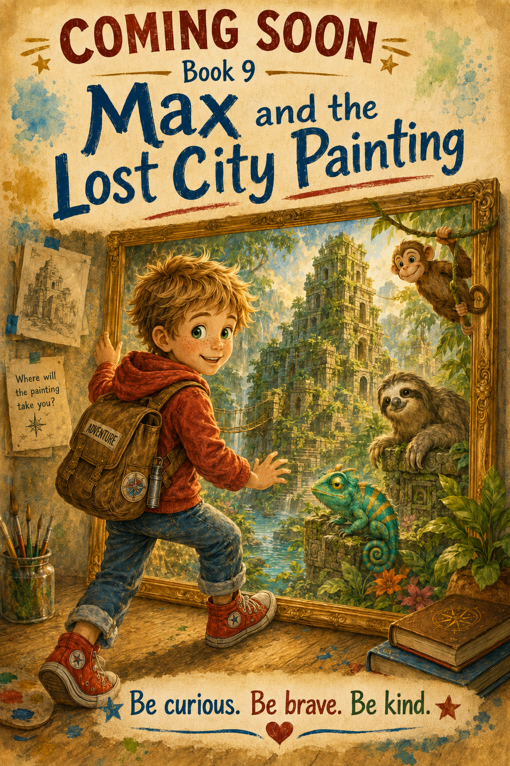 Max And The Lost City Painting cover